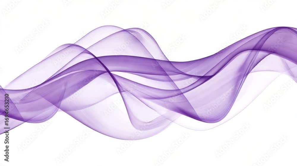 Poster ethereal purple wave motion with soft gradients and fluid flowing patterns for abstract art and desi