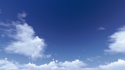 Fototapeta premium A photograph of a vast, clear blue sky with soft, white clouds scattered at the bottom.A versatile background for websites, presentations, quotes, or any design needing clarity.