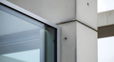 Fototapeta premium Modern office interior A sleek conference room with a large screen for presentations and collaboration