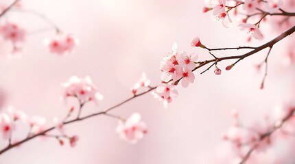 Pink cherry blossoms