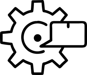 3d render of a computer security icon