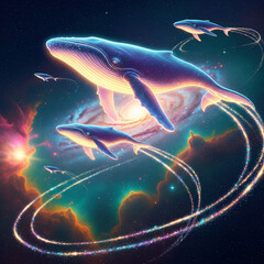 Celestial Whale Migration