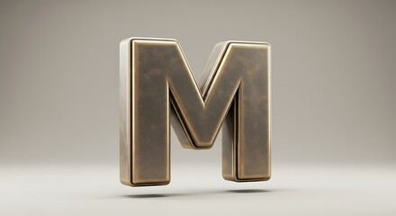 Bronze Monolith: M