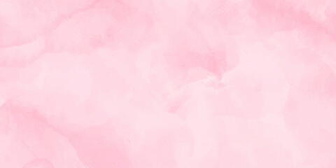 Abstract pink watercolor vector art background for cards, flyer, poster, banner and cover design. Hand drawn flower illustration for Valentines Day. Watercolour brush strokes. Rose. Flower backdrop.
