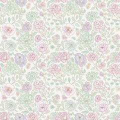 Flower Pattern Wallpaper