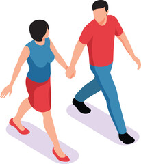 vector illustration of a couple