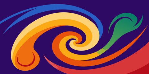 abstract colorful smoke swirl background