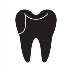 Dental Floss Icon Vector Illustration