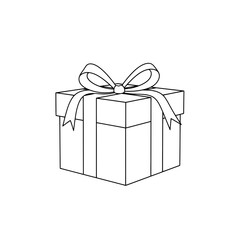 gift box isolated on white