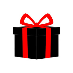 gift box with red ribbon