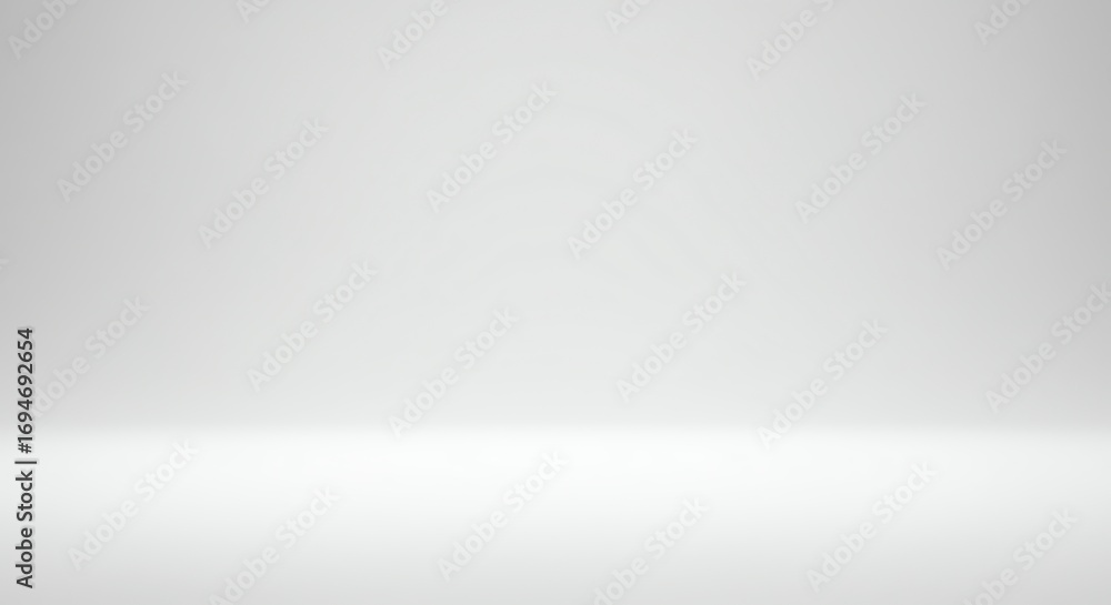 Aufkleber white studio backdrop with subtle gradient