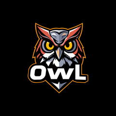 Nocturnal Owl Guardian Mascot