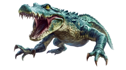 Alligator, Isolated on white background