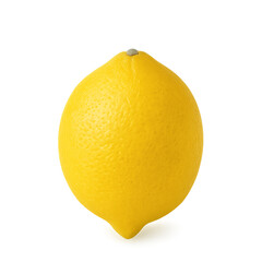 Lemon isolated on transparent background
