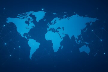 Obraz premium Conceito de Conectividade Global e Transformação Digital.