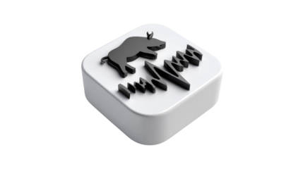 Logo Stamp: a close-up shot of an embossed logo on an object, perfect for business and branding visuals.