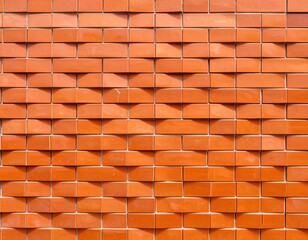 Ornate terracotta brick wall