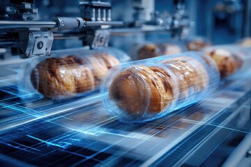 Automated bakery packaging line