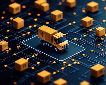Investor analyzing logistics trends in global distribution hubs, Industrial Real Estate  Distribution Center, datadriven strategies