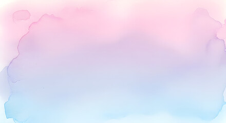 Pastel watercolor background with pink, blue, and purple hues creating a soft and dreamy effect perfect for adding a touch of whimsy to designs