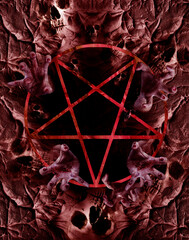 satan concept, horror movie concept