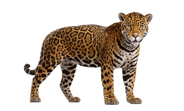 jaguar on transparent background, png