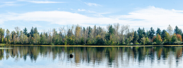 Mill Lake in Abbotsford, BC, Canada