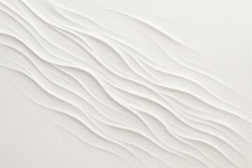 Obraz premium Abstract close up of gentle wavy sand ripples on a bright sunny beach with soft light