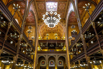 Fototapeta premium Great synagogue of Budapest, Hungary.