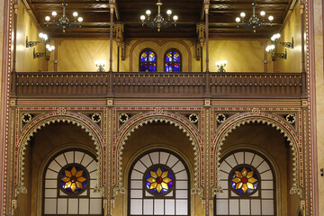 Fototapeta premium Great synagogue of Budapest, Hungary.