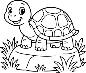 tortoise coloring page 27.eps