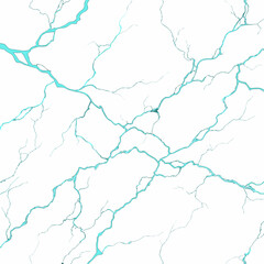 Vector art of abstract seamless pattern of white marble with thin blue veins, creating a luxurious and elegant texture, perfect for modern design backgrounds and surfaces