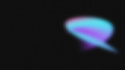 Blurred Abstract Gradient with Blue Purple Hues on Black