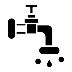 Water Tap Vector Icon
