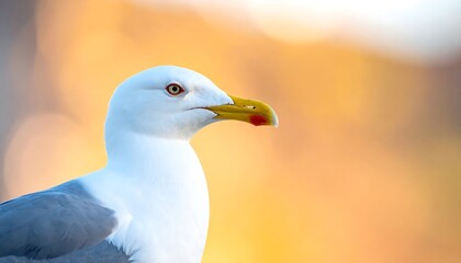 Obraz premium Close-up seagull profile