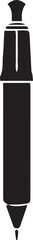 Obraz premium Pen silhouette icon vector