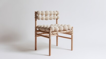 A Crystal Clear photo of chair, product design, by Max Lamb, studio photography, white background.