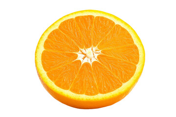 Bright orange fruit isolated on a transparent or white background, perfect for food, health, design, packaging, and creative projects with fresh citrus appeal.