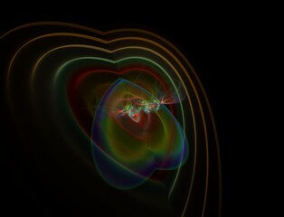 Imaginatory fractal abstract background Image