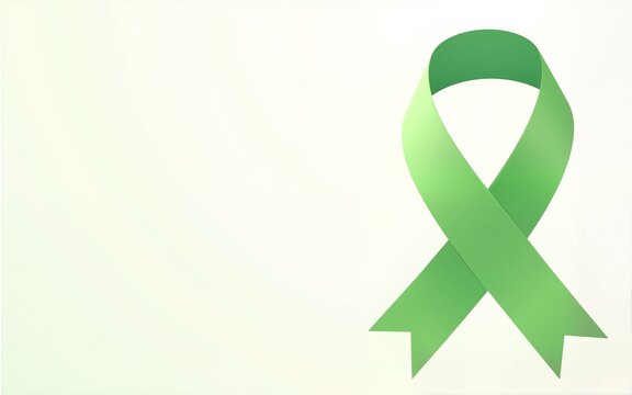 mental illness awareness week design template good for celebration. flat ribbon design. green ribbon design. banner template. eps 10. High quality