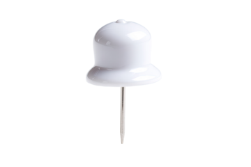 White plastic cake topper, studio shot, black background, baking supplies