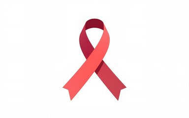 Mental health awareness ribbon. Clipart image isolated on white background. High quality