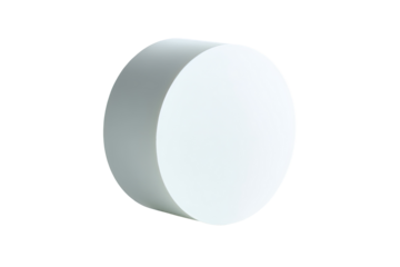 White plastic end cap, studio shot, clean background, packaging (1)