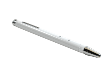 White laser pointer presentation studio shot