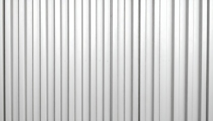 Close-up view of a corrugated metal wall