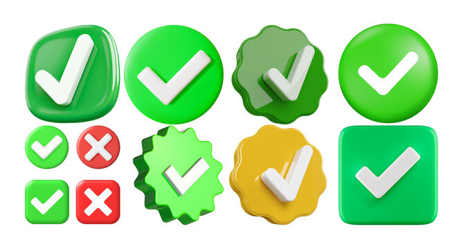  White right tick check mark icon vector on green circle over white background. flat style. tick icon for web site design, logo, app. Green circle with a white checkmark symbol. 