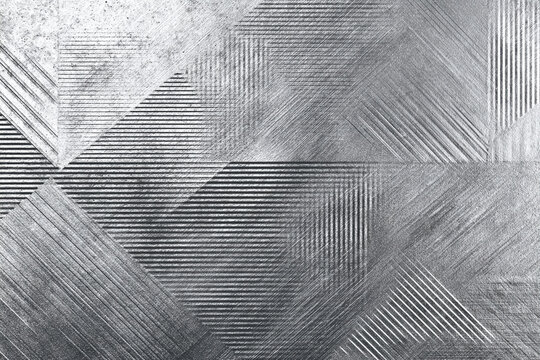 Abstract gray textured background with intersecting lines and geometric patterns