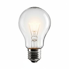 Glowing lightbulb illuminating bright ideas and sparking innovation for business, modern concepts
