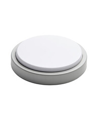 Flush-mount ceiling light, modern design, white, interior, studio