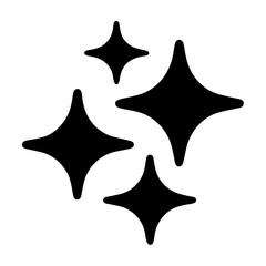 Sparkle star vector graphic design element for christmas holiday and celebration decoration icon set